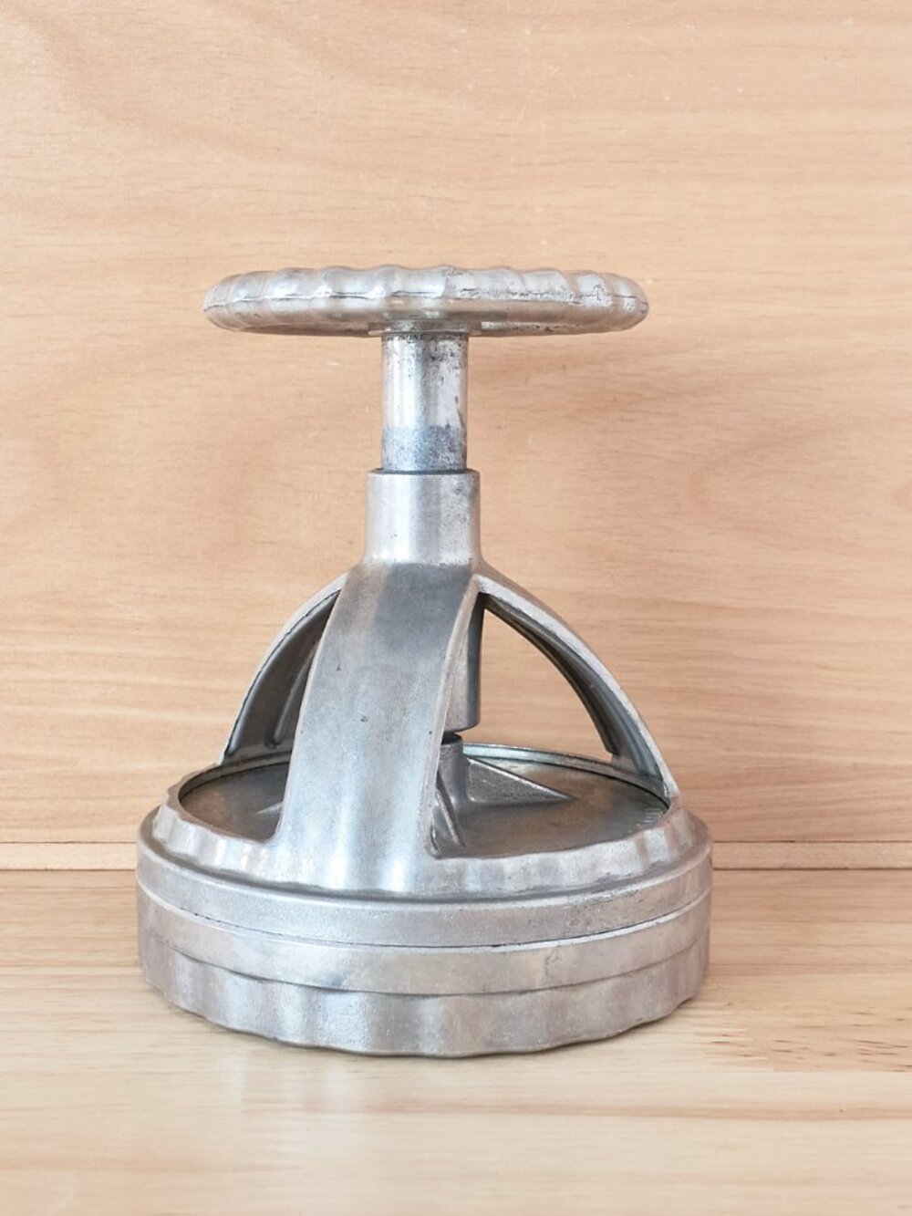 Vintage Albertini Minipress Hamburger Press Made in Milan Italy Aluminium